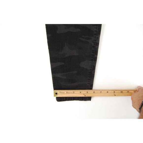 Social Standard By Sanctuary Jeans‎ Womens 14 Black Camo Skinny Ankle Stretch - Picture 13 of 16